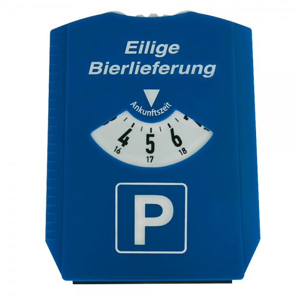 Parkscheibe Eilige Bierlieferung
