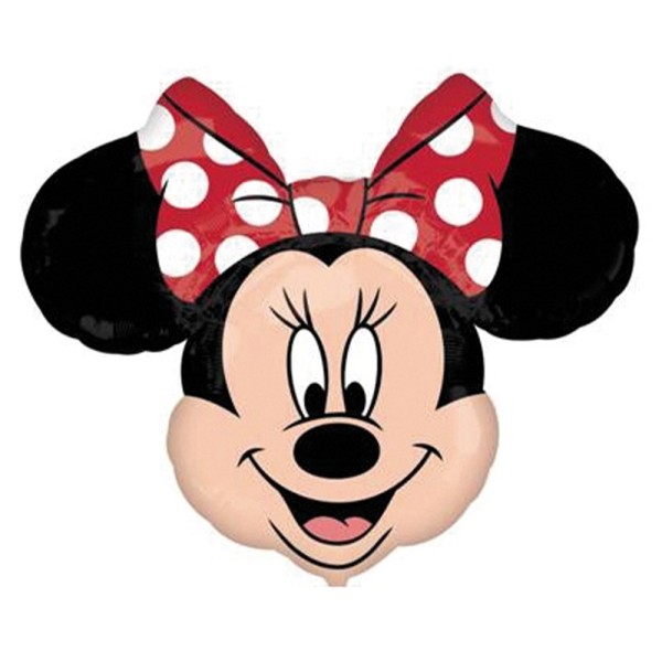 Folienballon Minnie Mouse Kopf (53 cm)