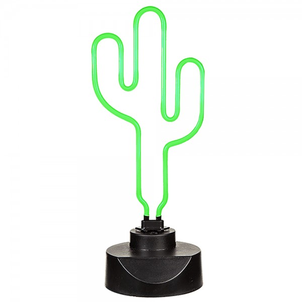 Kaktus Neon Leuchte (grün)