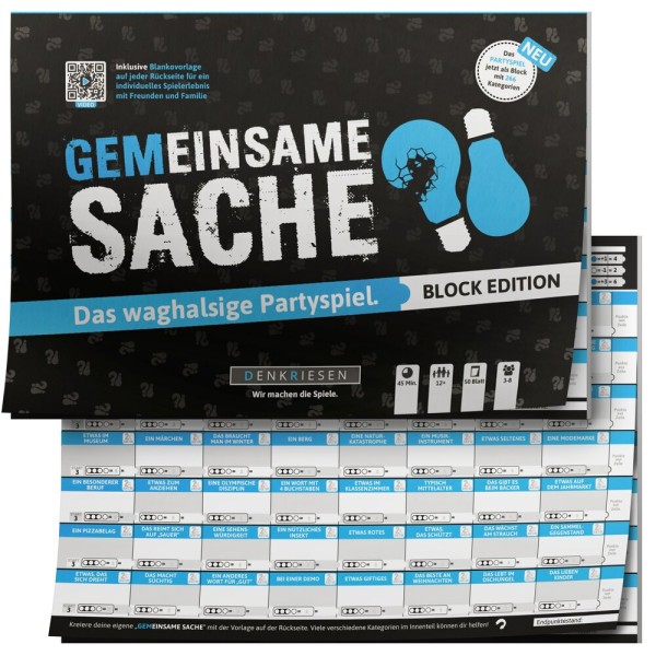 Partyfieber: Gemeinsame Sache Block Edition - Das waghalsige Partyspiel