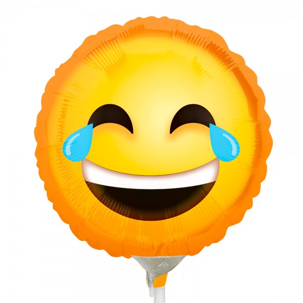 Folienballon Lachen Emoticon (23 cm)
