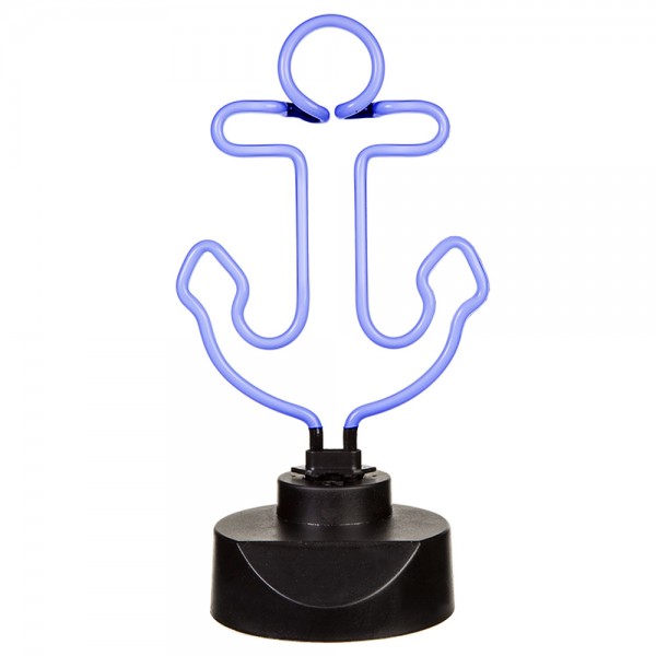 Anker Neon Leuchte (blau)