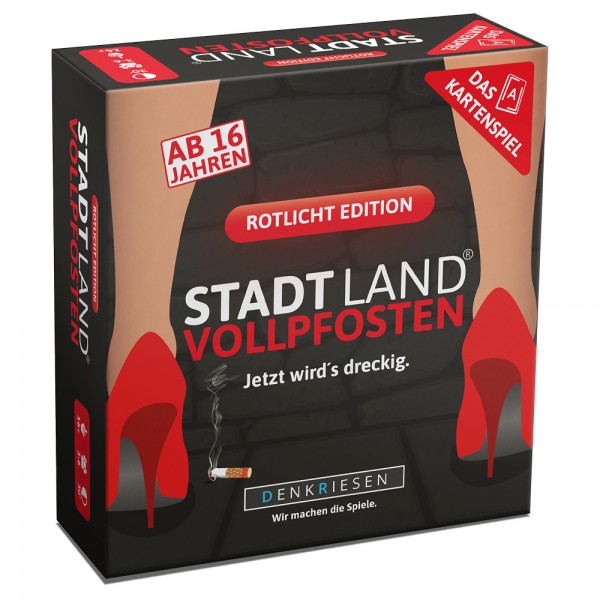 Stadt Land Vollpfosten - Das Kartenspiel - Rotlicht Edition