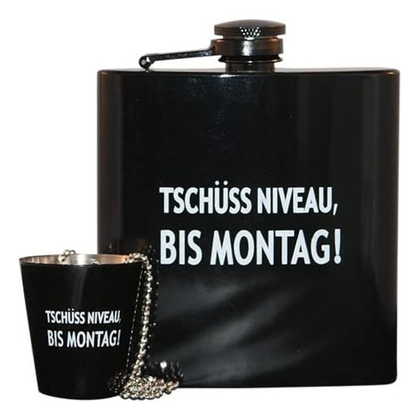 Tschüss Niveau Flachmann Set