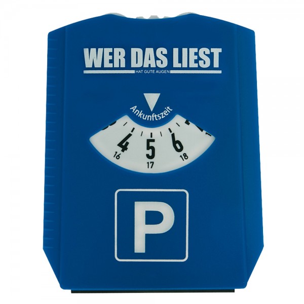 Parkscheibe Wer das liest