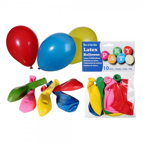 Party Luftballons bunt (10 Stück)