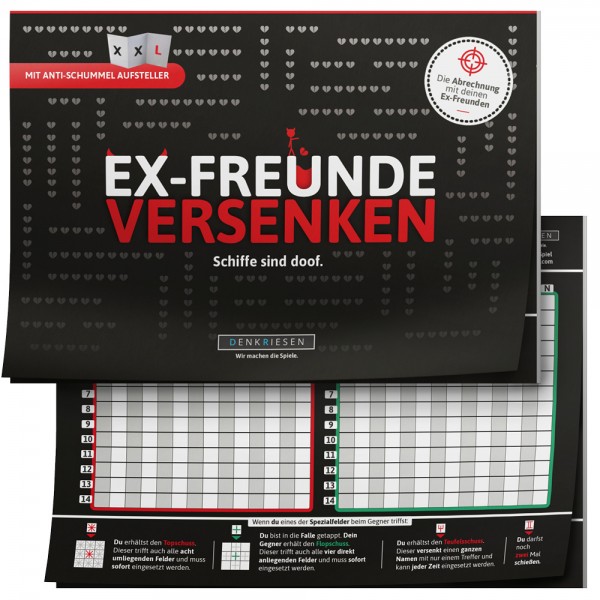 Ex-Freunde versenken - Schiffe sind doof (DIN A5)