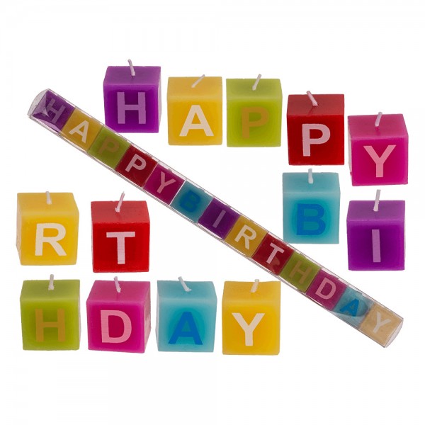 Happy Birthday Geburtstagskerzen
