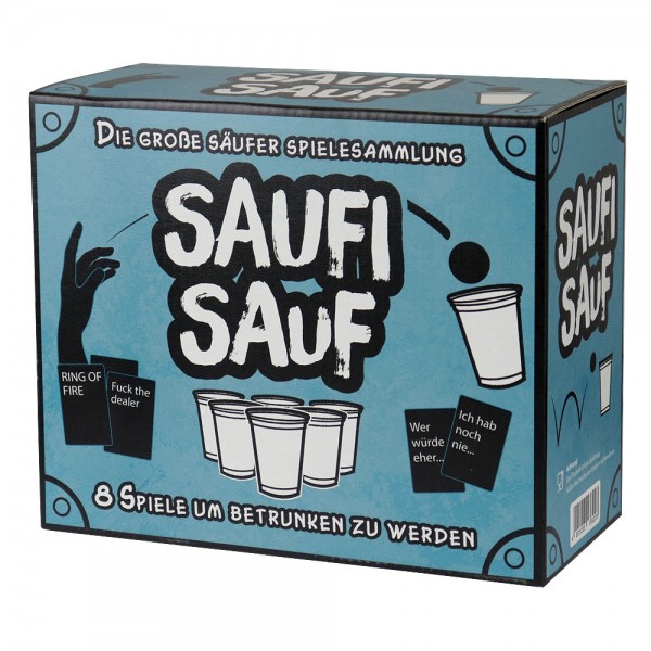 Saufi Sauf Trinkspielsammlung (8 Spiele)